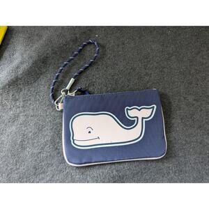 Vineyard Vines Target Whale Wristlet Blue Pink 7.5" x5"
